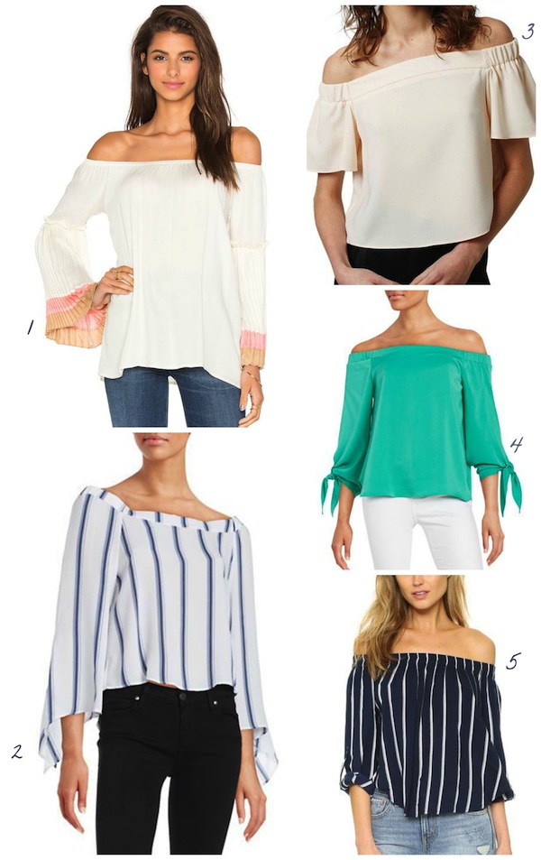 Spring Look: The Off the Shoulder Top