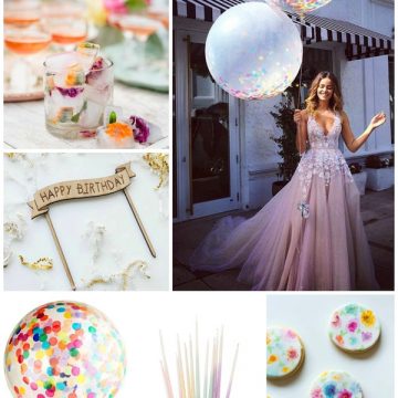 Party Inspiration: Confetti Wishes