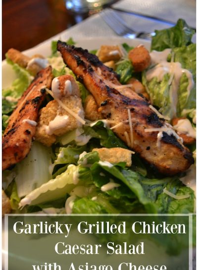 Garlicky Grilled Chicken Caesar Salad