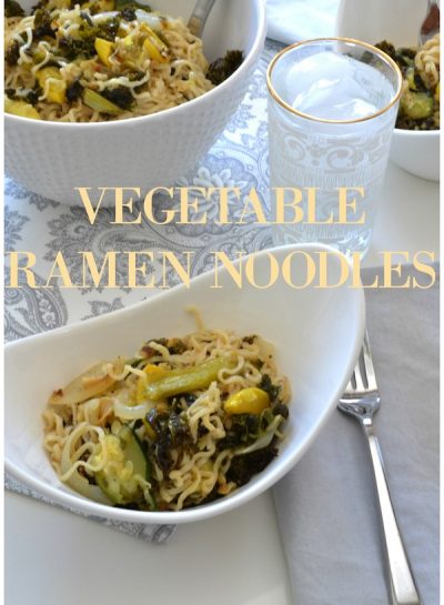 Vegetable Ramen Noodles Recipe