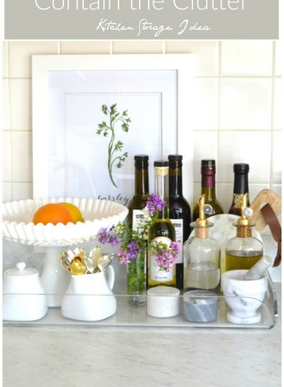 A SIMPLE STYLING TIP TO USE FOR YOUR KITCHEN COUNTER