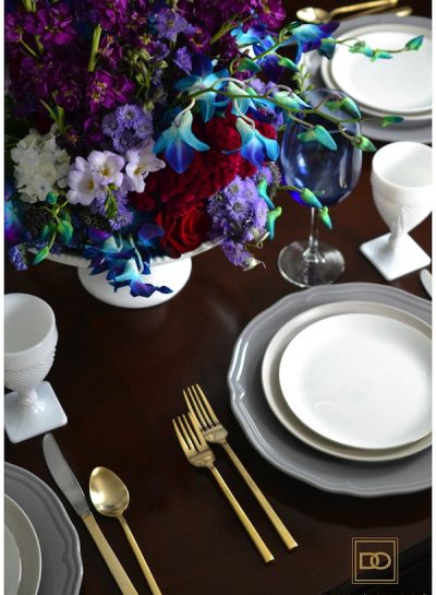 Jeweled-tone inspired Tablescape