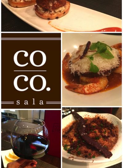 Dining at Co Co. Sala Restaurant & Chocolate Boutique