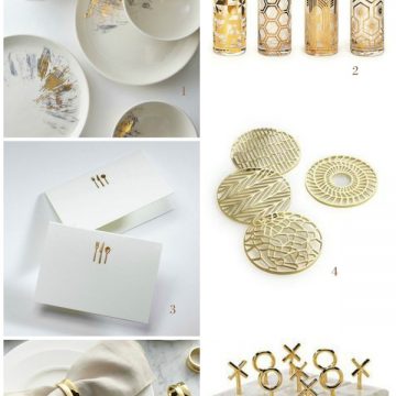 Entertaining: Gilded in Gold
