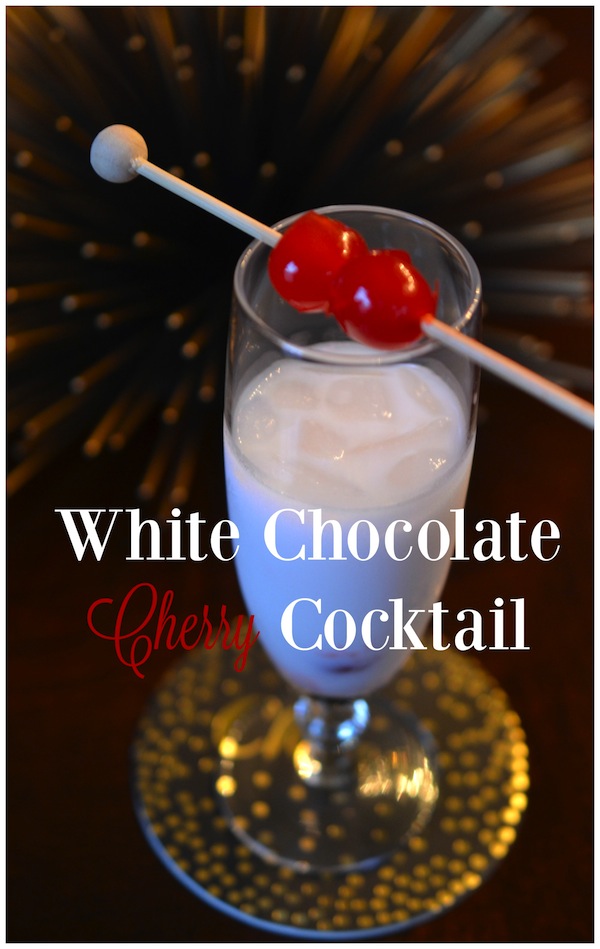 WHITE CHOCOLATE-CHERRY COCKTAIL