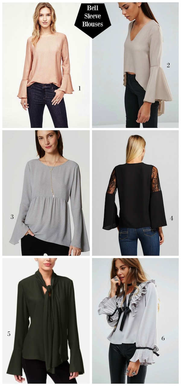 Super-Chic Bell Sleeve Blouses to Wear This Fall Season