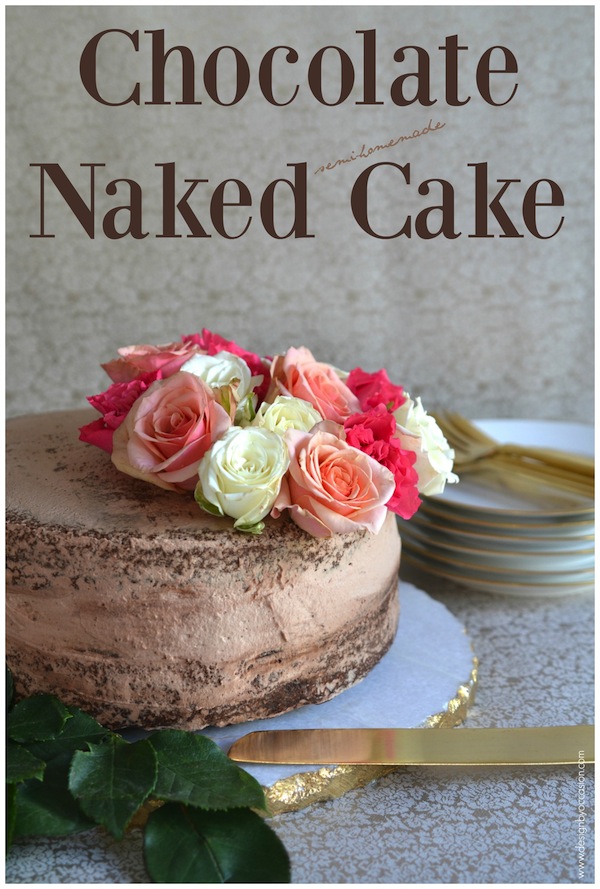 Chocolate Naked Semi-homemade Cake