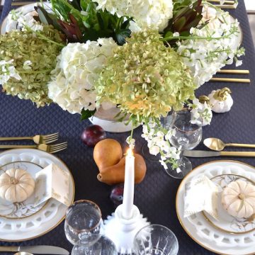 COZY FALL-INSPIRED TABLESCAPE BY THE FIRE