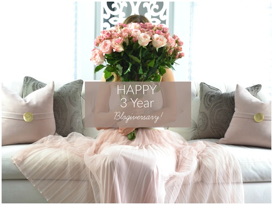 DESIGN BY OCCASION CELEBRATES ITS 3-YEAR BLOGIVERSARY!