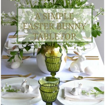 EASTER BUNNY TABLESCAPE INSPIRATION