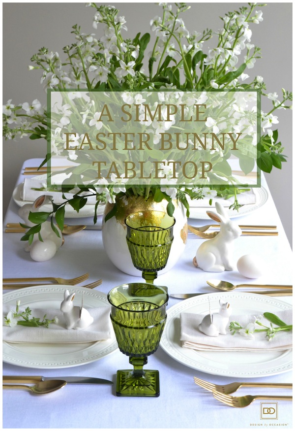EASTER BUNNY TABLESCAPE INSPIRATION
