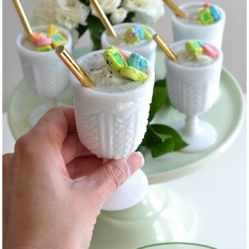 St. Patrick's Day Mini Milkshakes