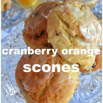 CRANBERRY ORANGE SCONES RECIPE