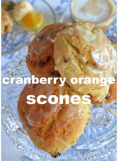 CRANBERRY ORANGE SCONES RECIPE