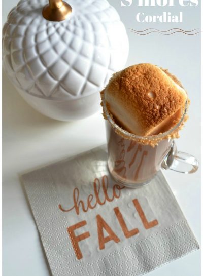 Fall Cocktail Recipe: COZY UP WITH A S’MORES CORDIAL