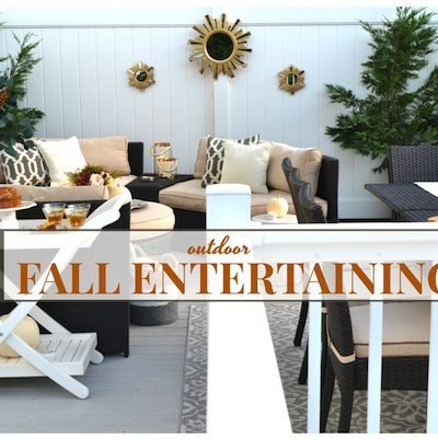 Outdoor Fall Entertaining: FOOD, DRINK, AND DECOR IDEAS