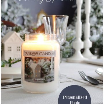 A YANKEE CANDLE PERSONALIZED HOLIDAY GIFT IDEA