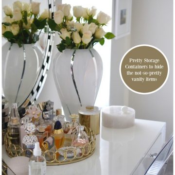 CHIC WAYS TO DECORATE YOUR MAKEUP VANITY