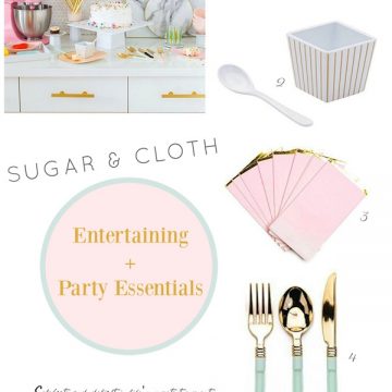 Friday's Favorite Finds: Sugar and Cloth's Entertaining & Parties Product Line