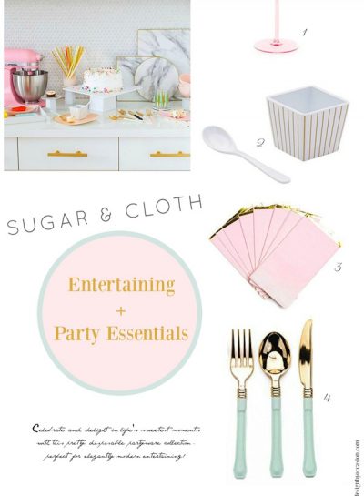 Friday's Favorite Finds: Sugar and Cloth's Entertaining & Parties Product Line