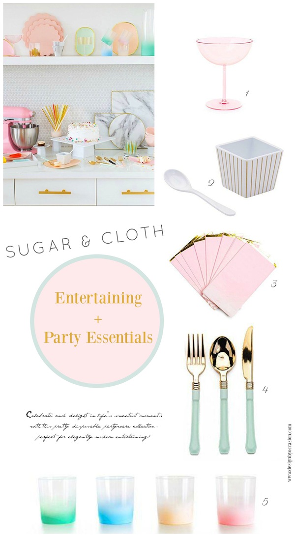 Friday's Favorite Finds: Sugar and Cloth's Entertaining & Parties Product Line