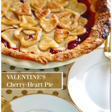 Valentine's Cherry-Heart Pie