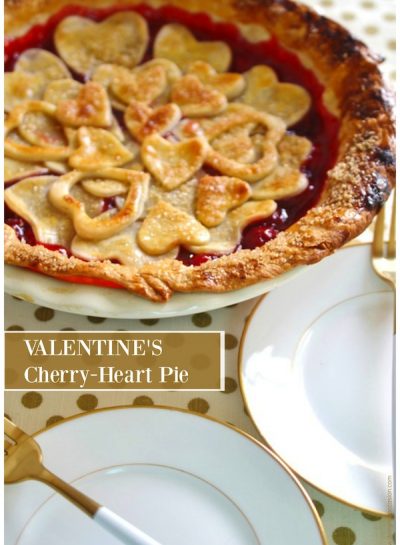 Valentine's Cherry-Heart Pie