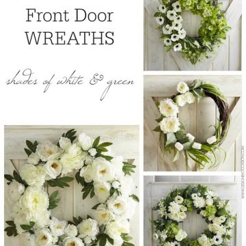 Friday's Favorite Finds: DECORATIVE FRONT DOOR WREATHS