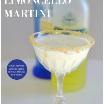 LIMONCELLO-CAKE MARTINI RECIPE