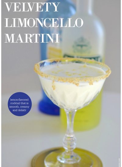 LIMONCELLO-CAKE MARTINI RECIPE