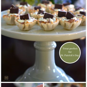 A Perfect Treat for St. Patrick's Day: Mint-Chocolate Mini Fillo Shell Recipe