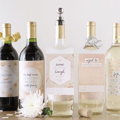 6 PRINTABLE WINE BOTTLE LABELS FOR SPECIAL OCCASIONS