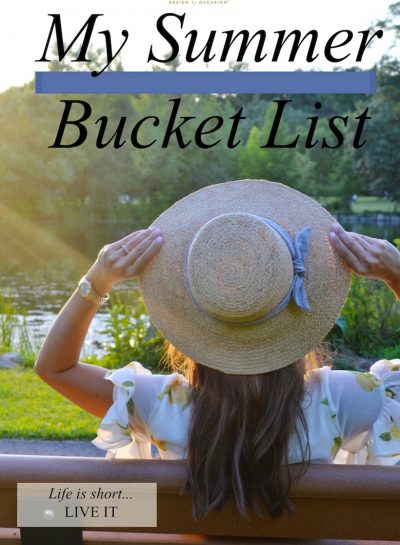 MY SUMMER BUCKET LIST