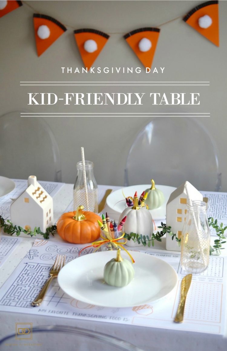 GET THOSE TARGET DOLLAR DEALS TO CREATE THIS KID-FRIENDLY THANKSGIVING TABLE