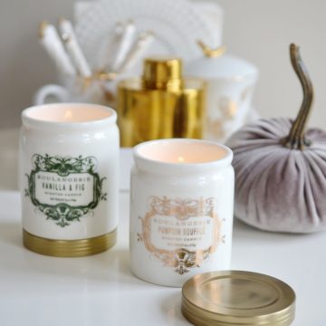 MY CURRENT FAVES: ANTHROPOLOGIE FALL SCENTED CANDLES FOR YOUR KITCHEN + LIVING SPACE