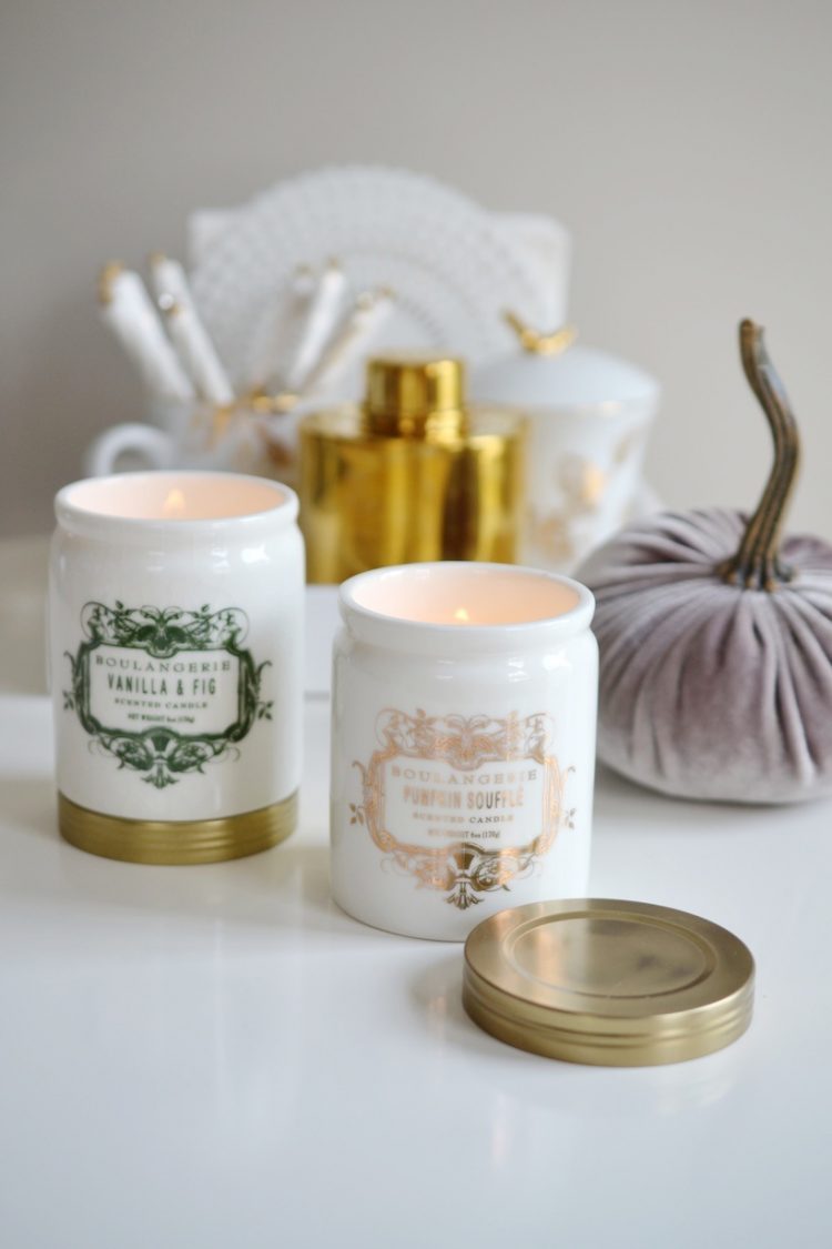 MY CURRENT FAVES: ANTHROPOLOGIE FALL SCENTED CANDLES FOR YOUR KITCHEN + LIVING SPACE