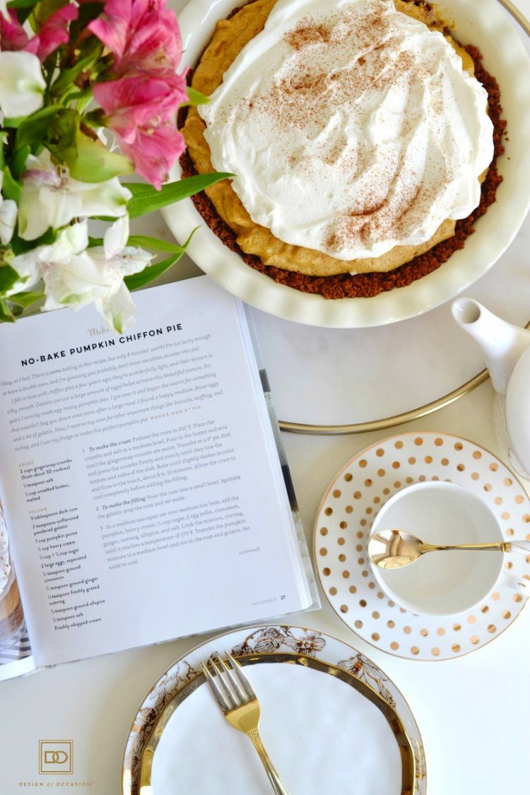 SUBSTITUTE YOUR PUMPKIN PIE THIS THANKSGIVING FOR THIS CREAMY NO-BAKE PUMPKIN CHIFFON PIE RECIPE