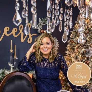 CHRISTMAS HOME TOUR: A GILDED & GLOWING DINING ROOM {PART 2 OF 3}