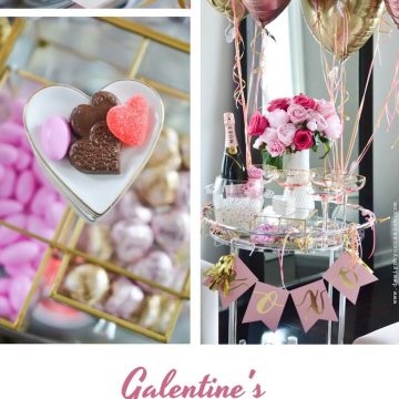 HOW TO DECORATE & STYLE YOUR GALENTINE'S BAR CART