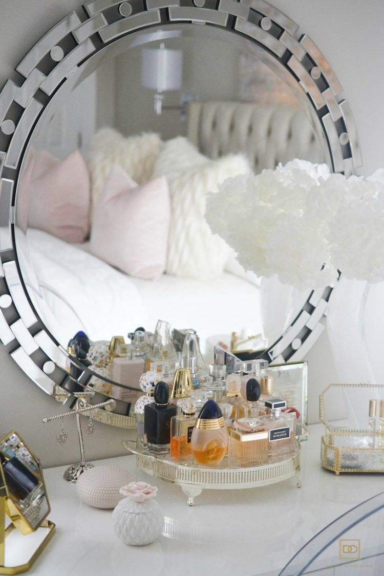 KEEPING IT ORGANIZED: HOW I DISPLAY + STORE BEAUTY PRODUCTS ON MY MAKEUP VANITY