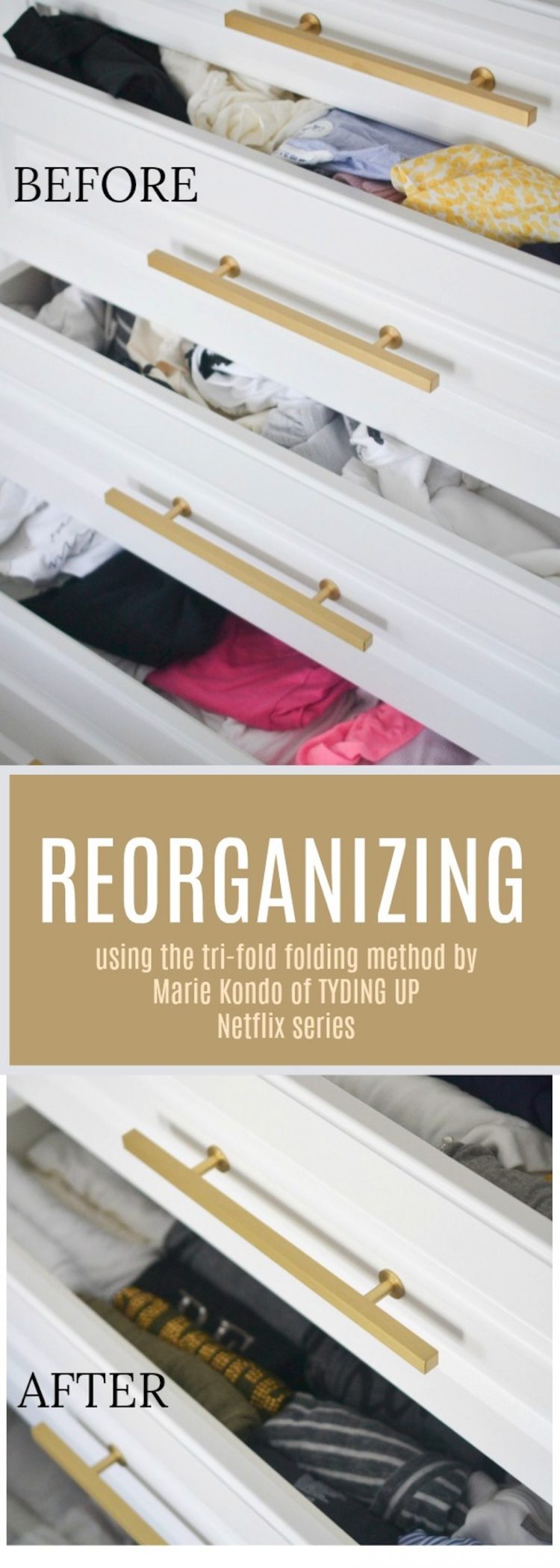 GETTING REORGANIZED: INSPIRED BY NETFLIX TIDYING UP WITH MARIE KONDO