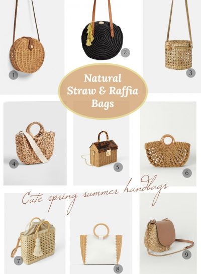 LATEST STRAW & RAFFIA BAGS FOR SPRING AND SUMMER