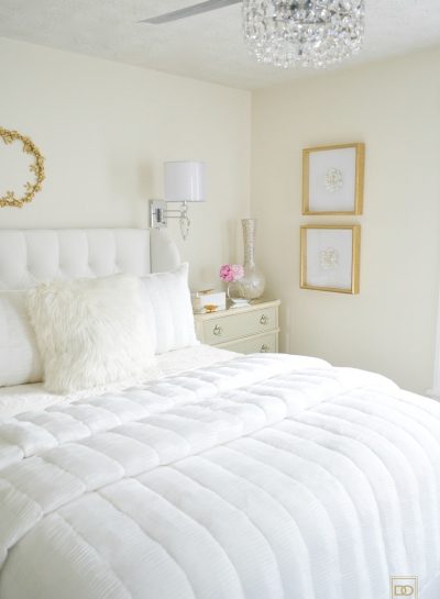 OUR GUEST BEDROOM REVEAL! MODERN GLAM WITH A PARISIAN FLAIR