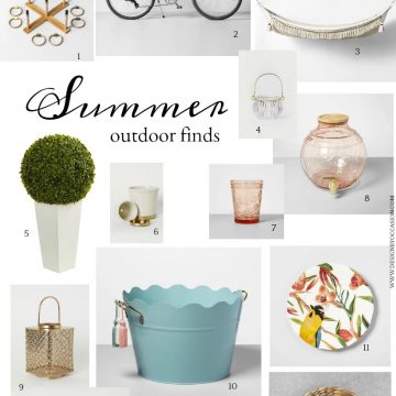 GET READY FOR SUMMER WITH THESE OUTDOOR ENTERTAINING FINDS