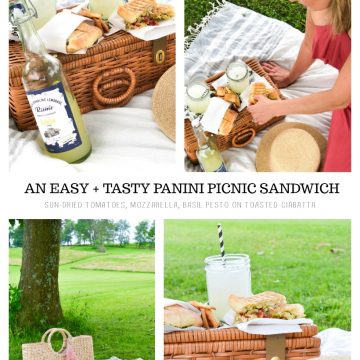 AN EASY + TASTY PANINI PICNIC SANDWICH