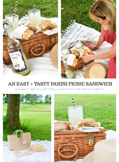 AN EASY + TASTY PANINI PICNIC SANDWICH