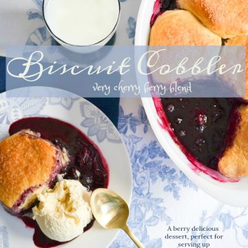 VERY CHERRY BERRY BLEND BISCUIT COBBLER RECIPE