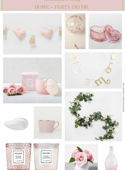 VALENTINE’S DAY HOME + PARTY DECOR FAVORITES
