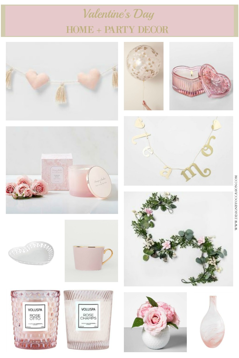 VALENTINE'S DAY HOME AND PARTY DECOR FAVORITES