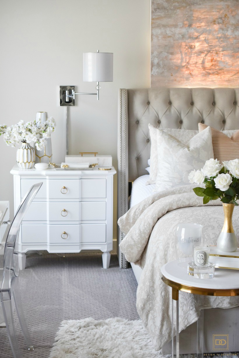STYLING AND DECORATING YOUR BEDROOM WITH FAUX FLOWERS